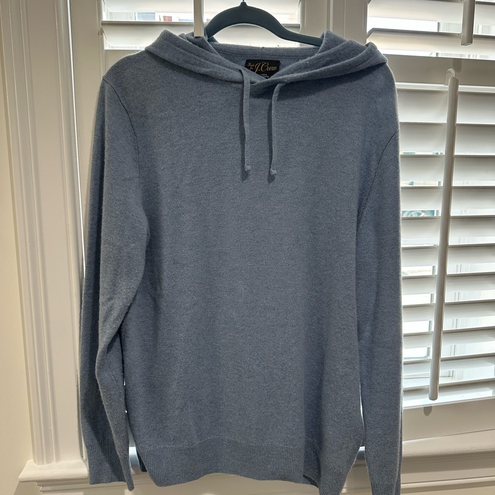 J. Crew Light blue Cashmere Hoodie